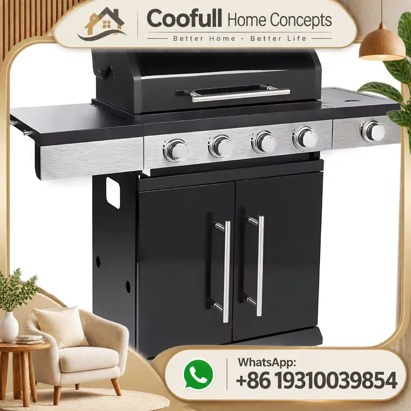 Kitchen Baking Trolley - شواية غاز بروبان تجارية بـ 5