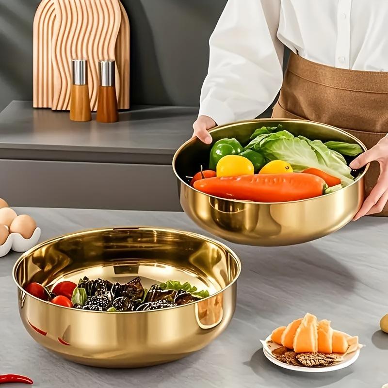 Kitchen Equipment For Baking - وعاء خلط جديد من الفولاذ المقاوم