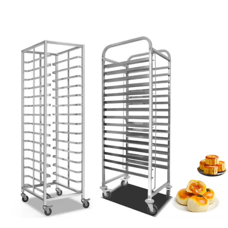 تخصيص 201 304 الفولاذ المقاوم  - مراجعة Kitchen Baking Trolley وسعره