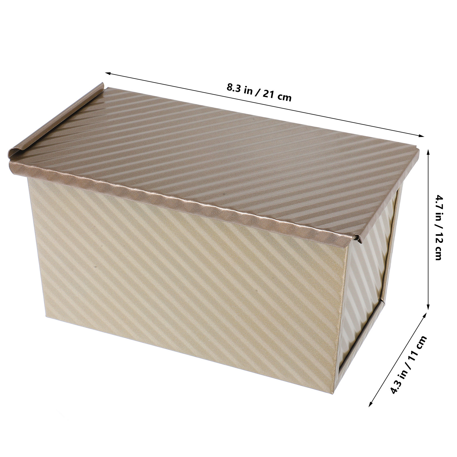 قالب خبز مستطيل الشكل بنمط موج - مراجعة Kitchen Baking Pan وسعره