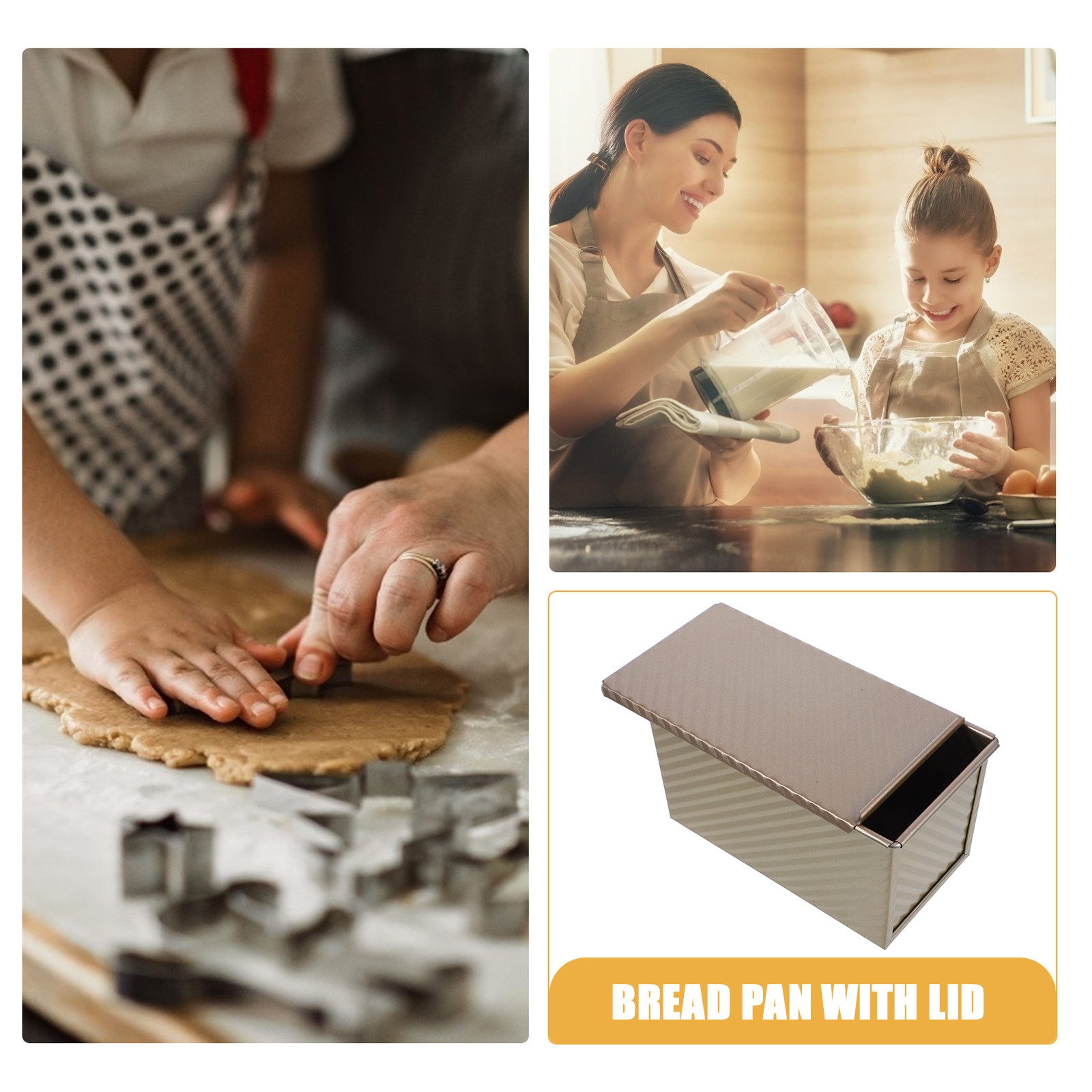 قالب خبز مستطيل الشكل بنمط موج - مراجعة Kitchen Baking Pan وسعره