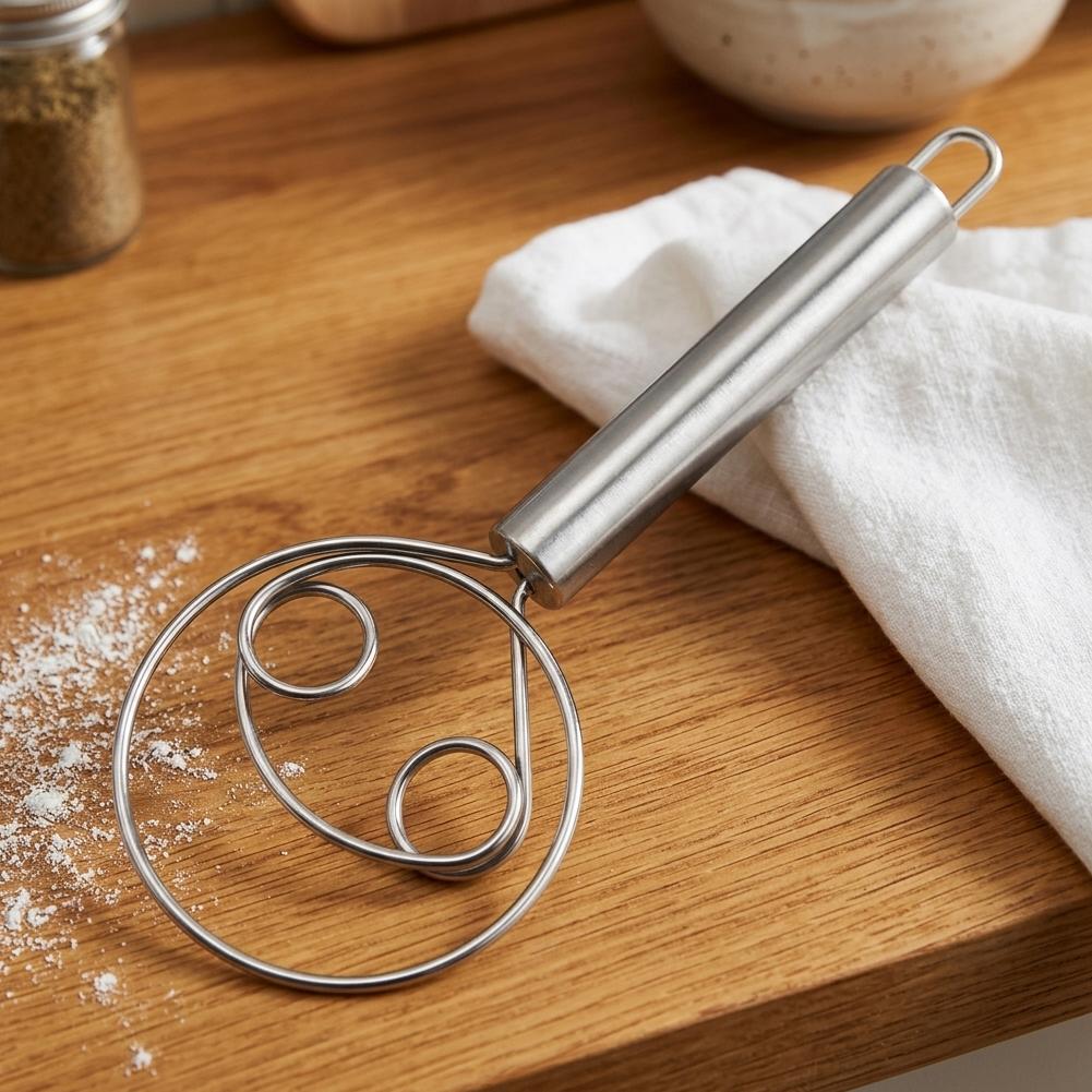 خلاط عجين من الفولاذ المقاوم ل - مراجعة Bread Baking Kitchen Utensils وسعره