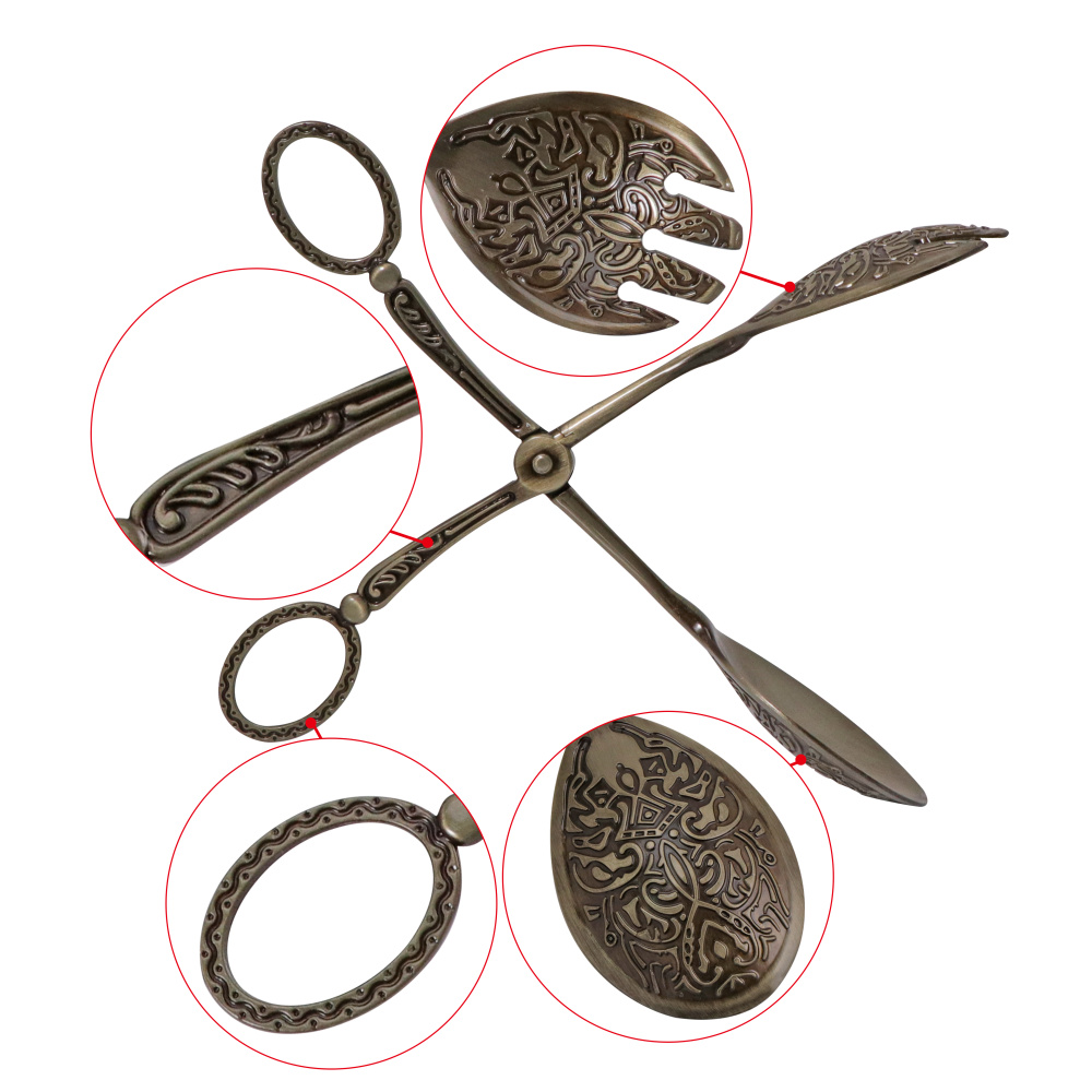 Jaswehome خمر الرجعية ملقط طعا - مراجعة Bread Baking Kitchen Utensils وسعره
