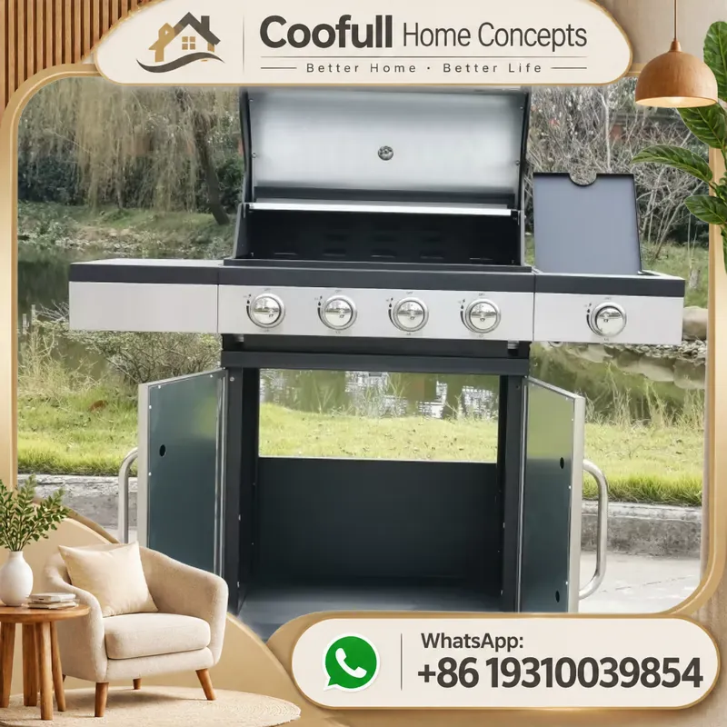 شواية غاز بروبان تجارية بـ 5 م - مراجعة Kitchen Baking Trolley وسعره