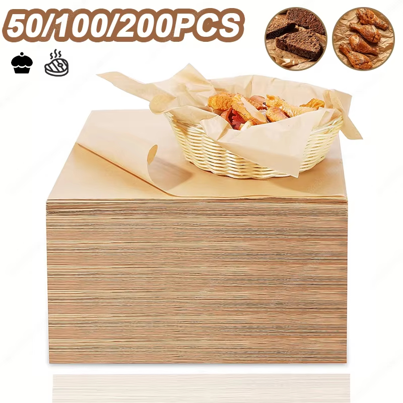 50/100/200 قطعة ورق الخبز ورق  - مراجعة Kitchen Equipment For Baking وسعره
