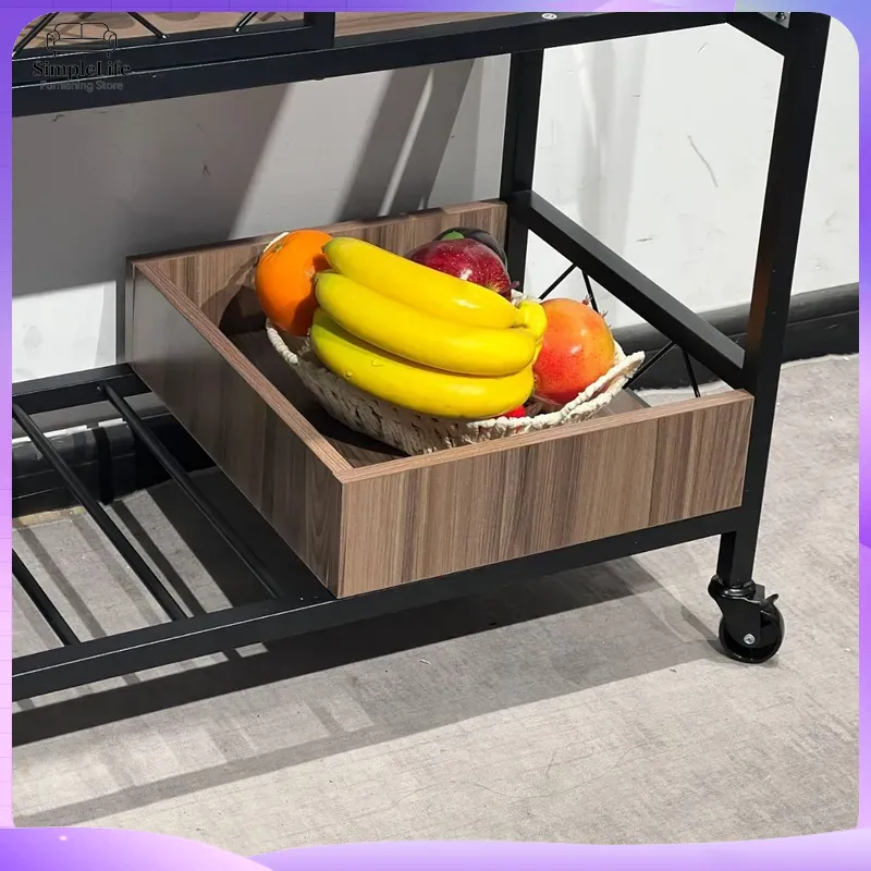 عربة مطبخ متعددة الوظائف مع أر - مراجعة Kitchen Baking Trolley وسعره