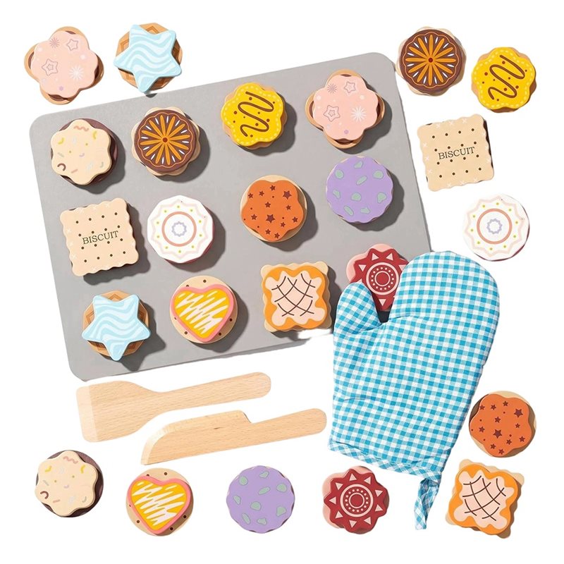 WOWFU-مجموعة ألعاب طعام خشبية  - مراجعة Baking Kitchen Kids وسعره