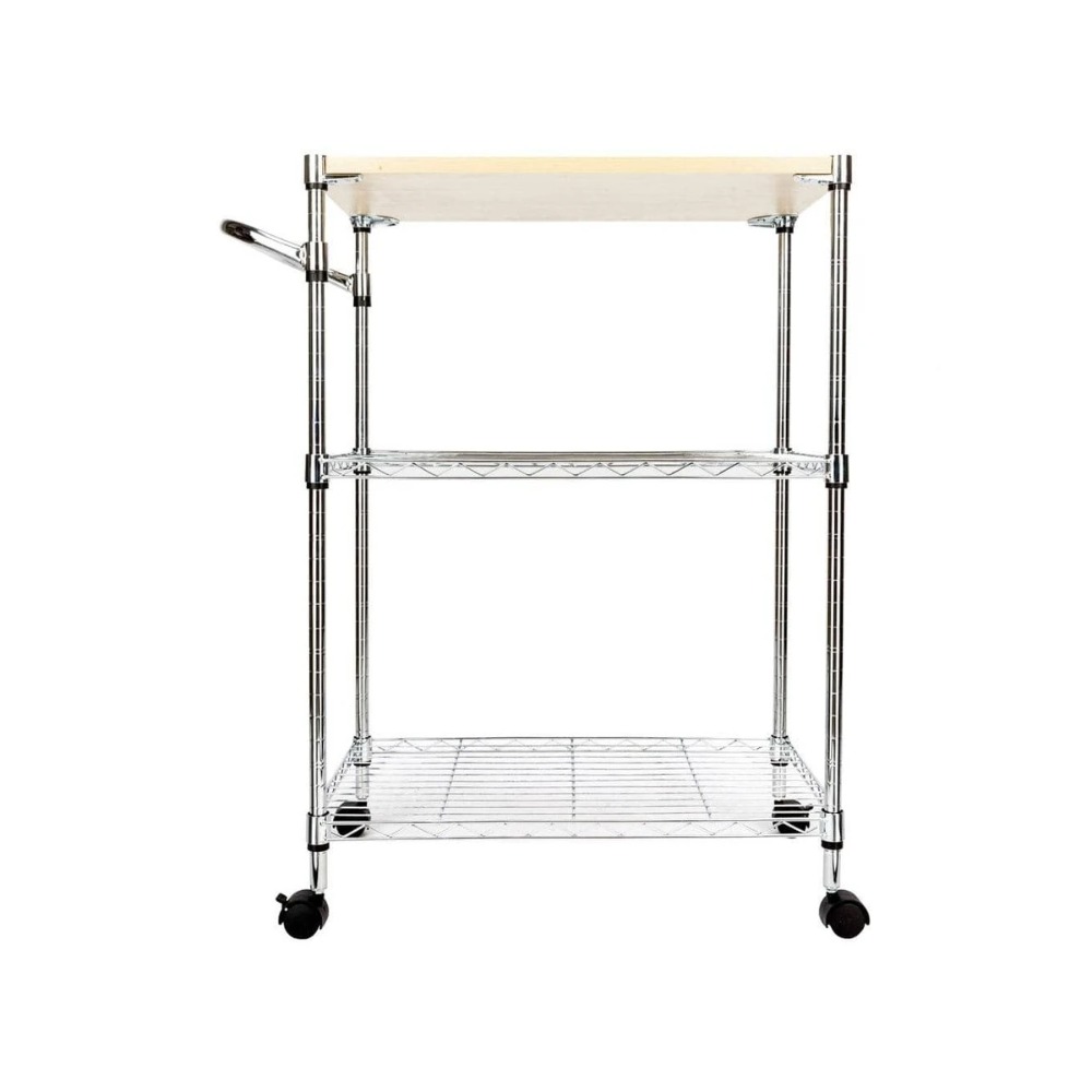 عربة مطبخ متحركة بثلاث طبقات م - مراجعة Kitchen Baking Trolley وسعره