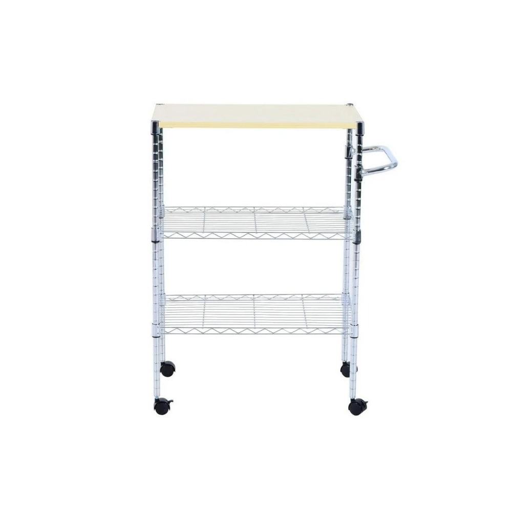 عربة مطبخ متحركة بثلاث طبقات م - مراجعة Kitchen Baking Trolley وسعره