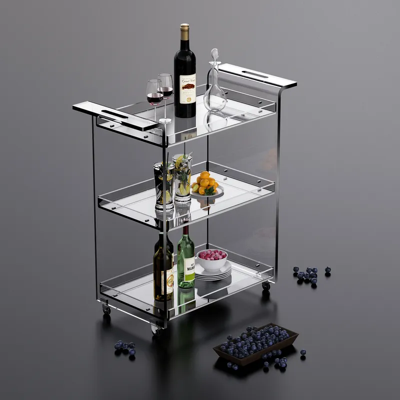 عربة مطبخ عصرية بثلاثة طوابق م - مراجعة Kitchen Baking Trolley وسعره