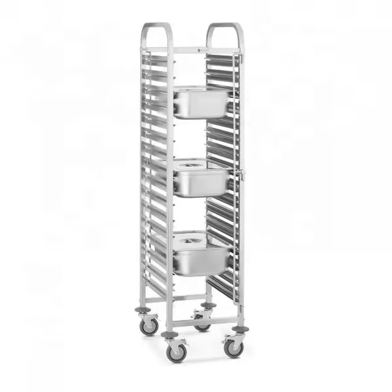 عربة نقل صواني الطعام من الفول - مراجعة Kitchen Baking Trolley وسعره