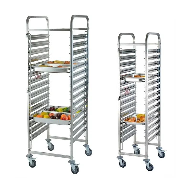 عربة نقل صواني الطعام من الفول - مراجعة Kitchen Baking Trolley وسعره
