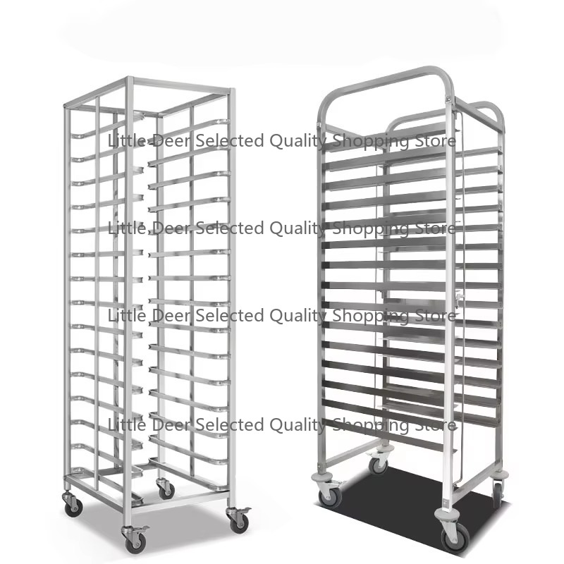 6 10 15 16 طبقات الفولاذ المقا - مراجعة Kitchen Baking Trolley وسعره