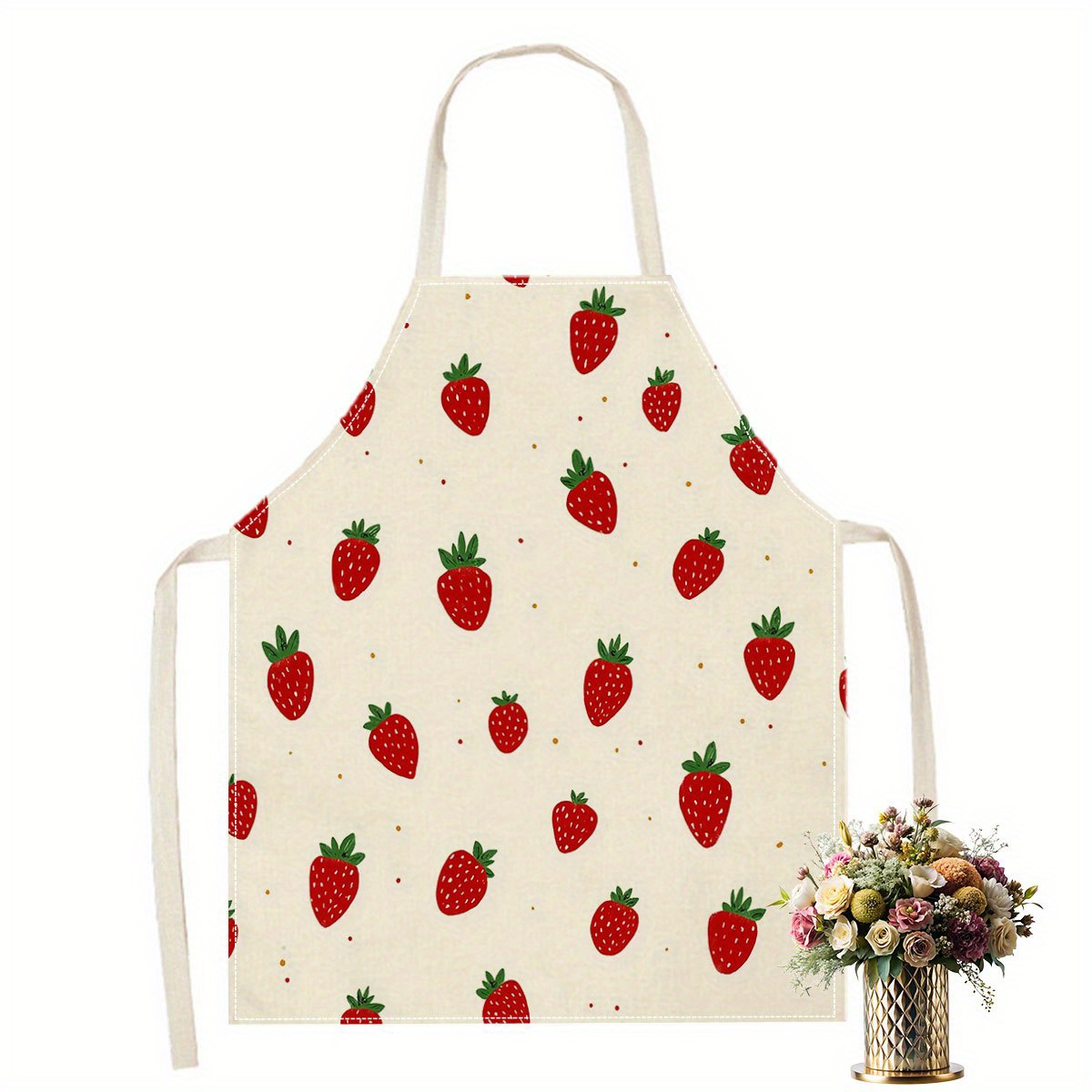 مريلة بنمط الفراولة، مريلة مطب - مراجعة Baking Kitchen Kids وسعره