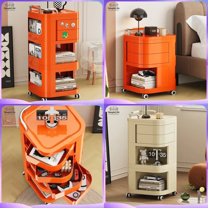 عربة مطبخ متحركة بعجلات، عربة  - مراجعة Kitchen Baking Trolley وسعره