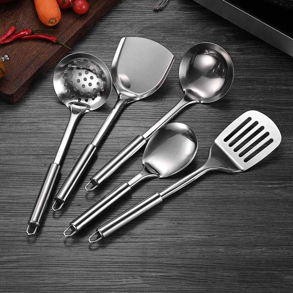 5 قطعة/المجموعة الفولاذ المقاو - مراجعة Offset Spatula Set وسعره