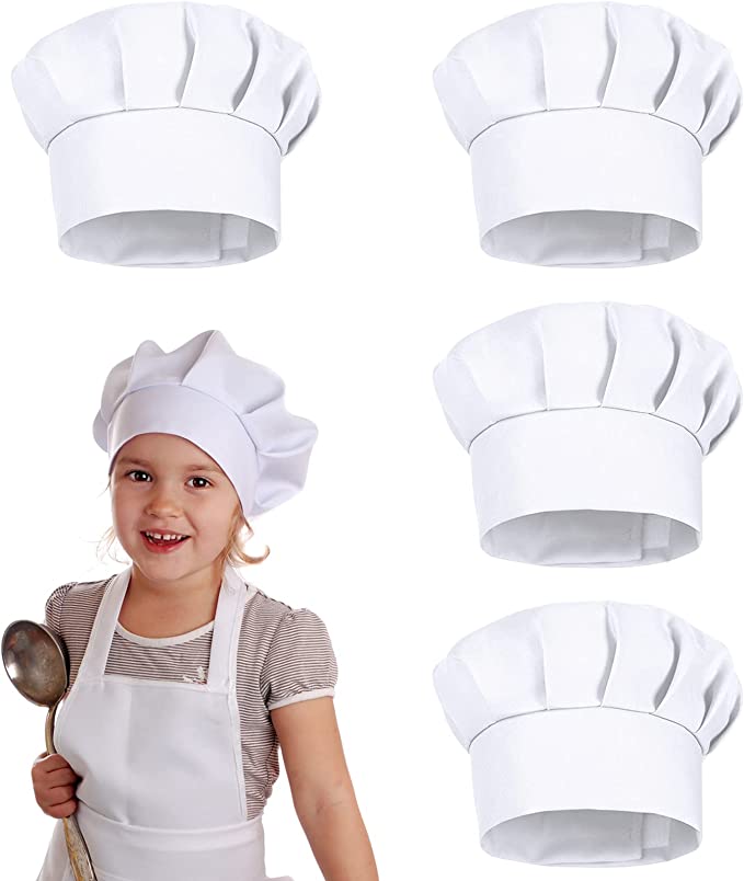 4 قطع قبعات طهي للأطفال بارتفا - مراجعة Baking Kitchen Kids وسعره